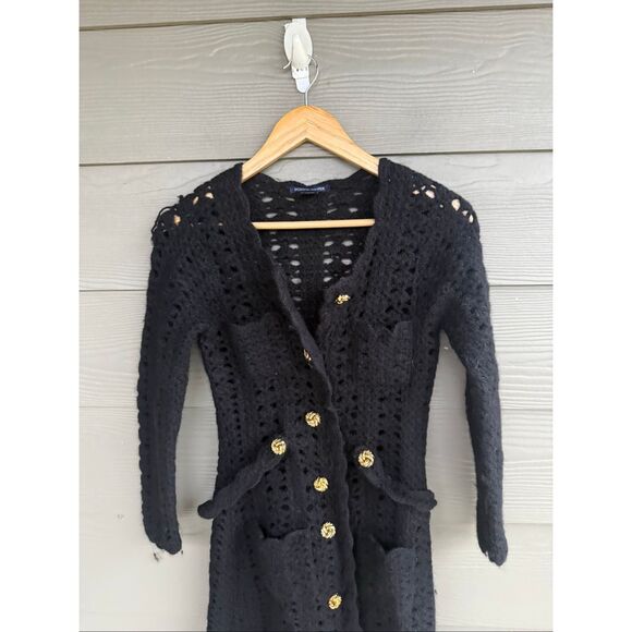 Boston Proper wool blend chunky knit cardigan - Picture 2 of 5